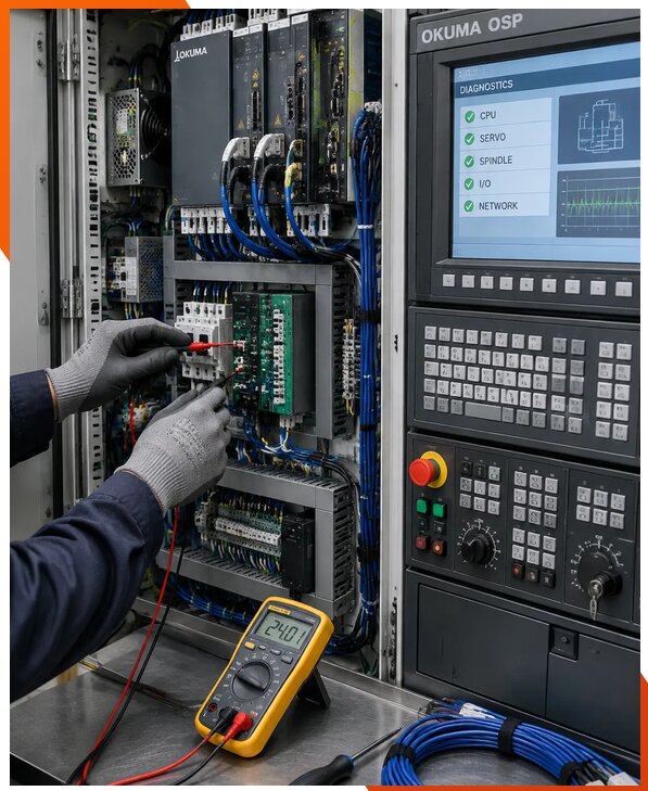 Ремонт систем ЧПУ Okuma OSP в Бугульме